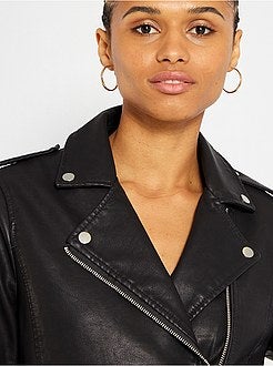 Blusão estilo motard - Kiabi