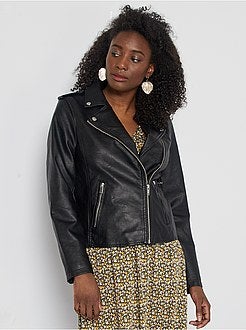 Blusão estilo motard - Kiabi