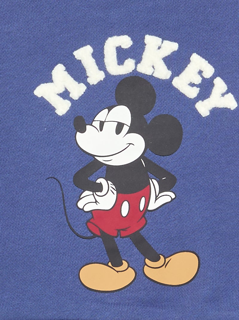 Blusão estilo universitário \'Mickey\' \'Disney\' Azul - Kiabi