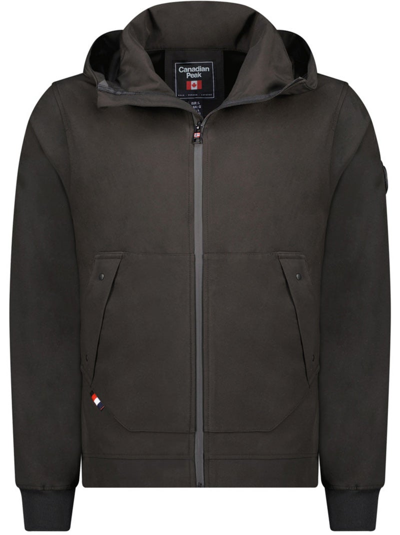 Blusão fino com capuz abraleak – canadian peak Preto - Kiabi