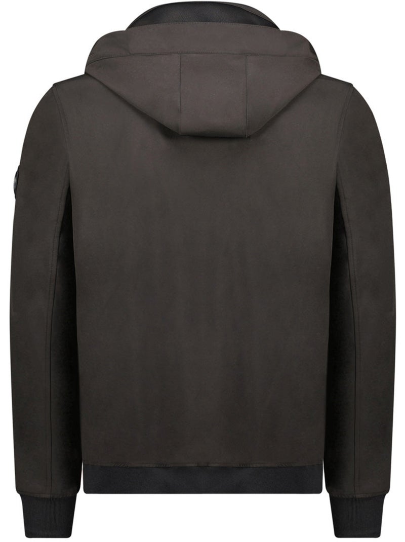 Blusão fino com capuz abraleak – canadian peak Preto - Kiabi