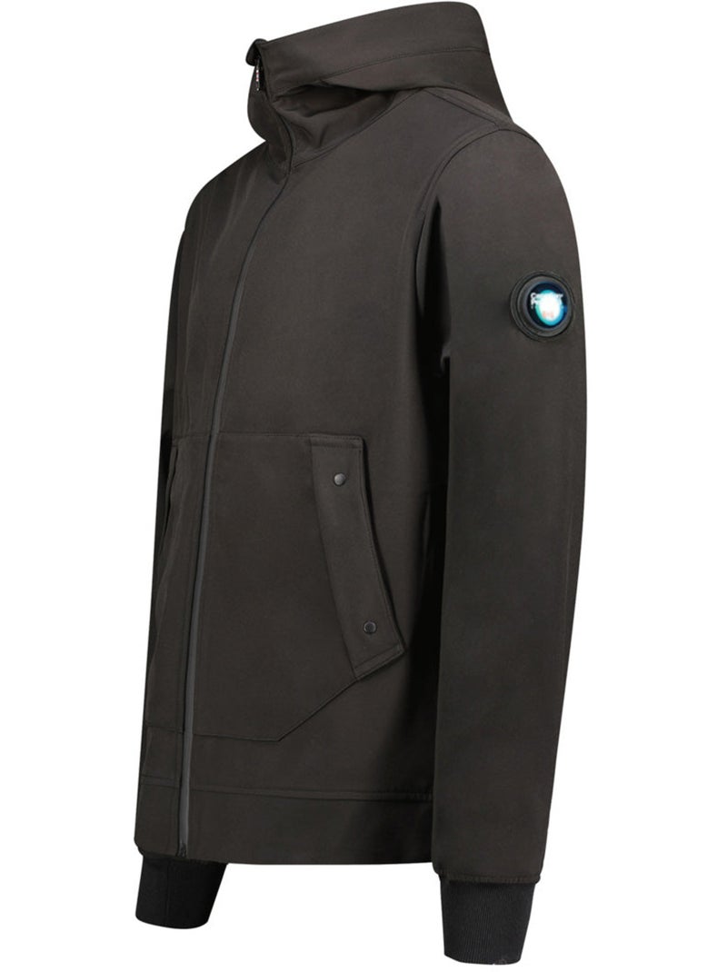 Blusão fino com capuz abraleak – canadian peak Preto - Kiabi
