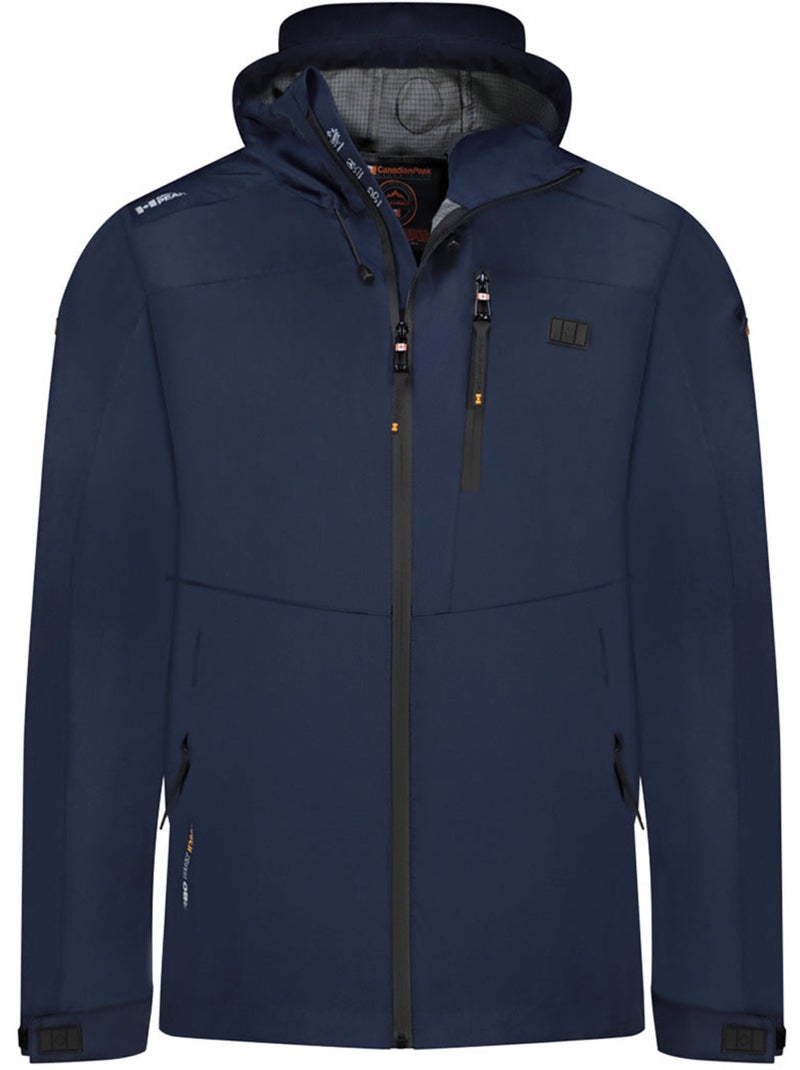Blusão fino com capuz barcillyeak – canadian peak Azul-marinho - Kiabi