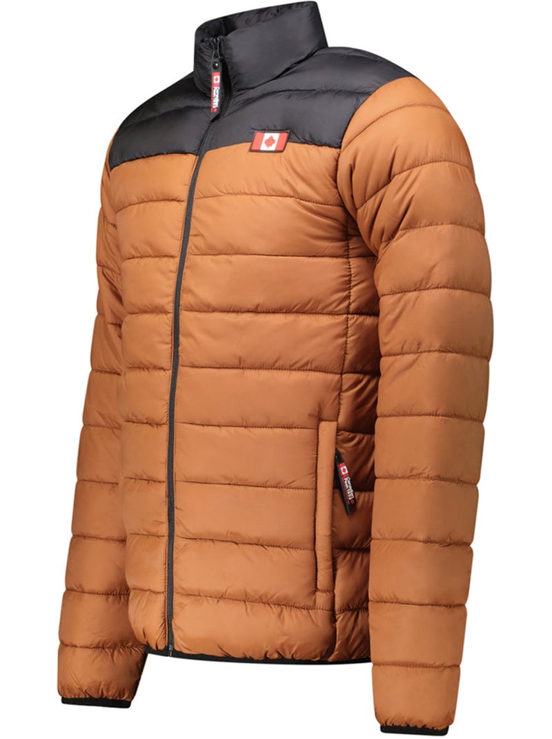 Blusão fino matelassado amigoclerceak – canadian peak Camelo - Kiabi