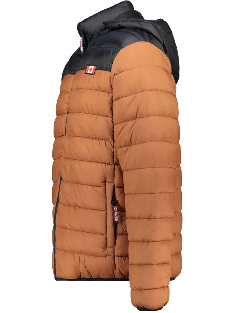 Blusão fino matelassado com capuz amigoclerceak – canadian peak Camelo - Kiabi