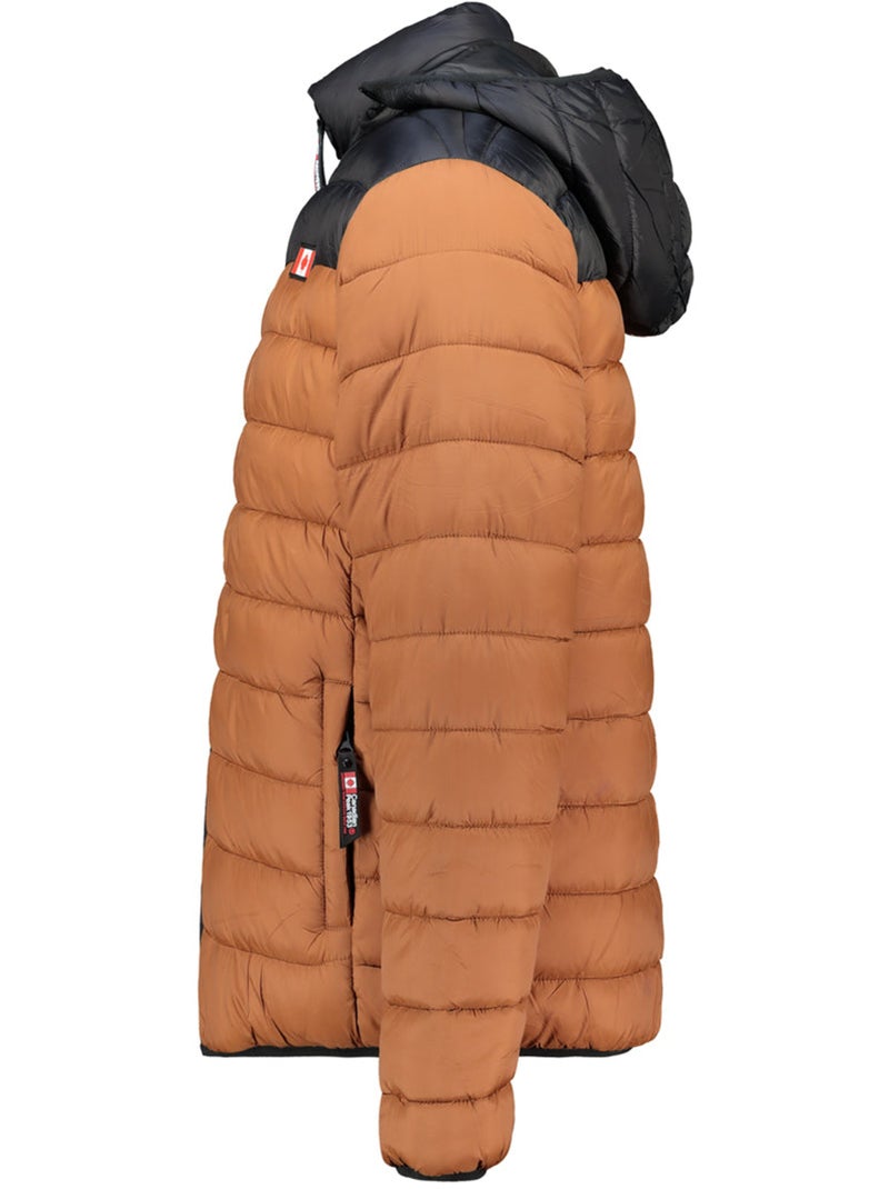 Blusão fino matelassado com capuz amigoclerceak – canadian peak Camelo - Kiabi