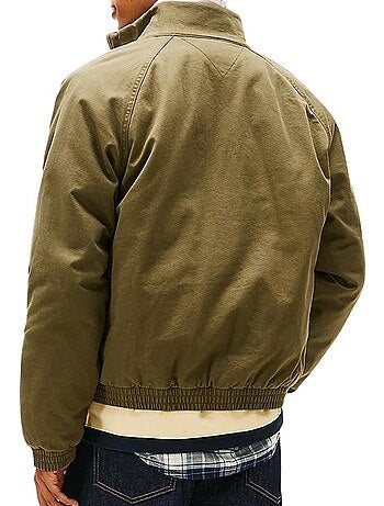 Blusão kaki acolchoado tommy hilfiger para homem