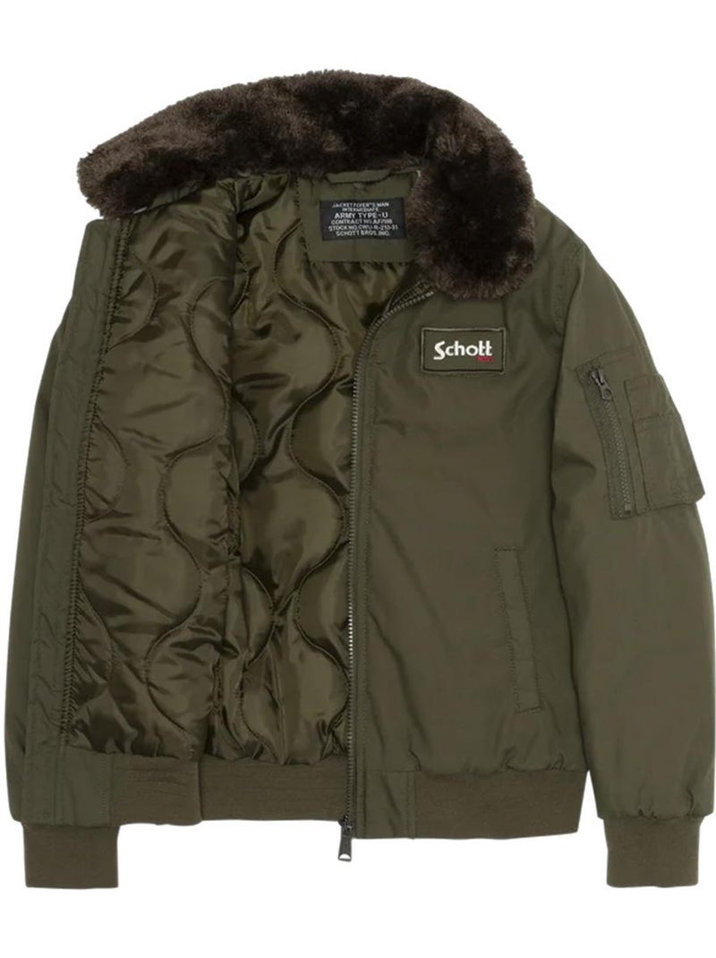 Blusão Kaki Schott AIRTOP para Homem Verde cáqui claro - Kiabi