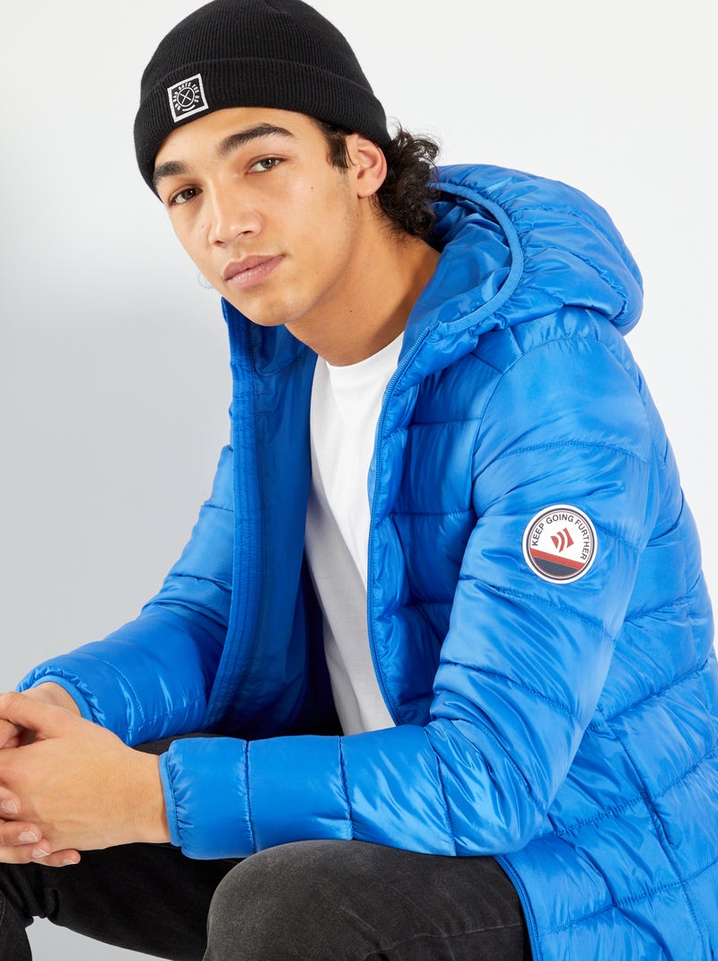 Blusão leve acolchoado AZUL - Kiabi