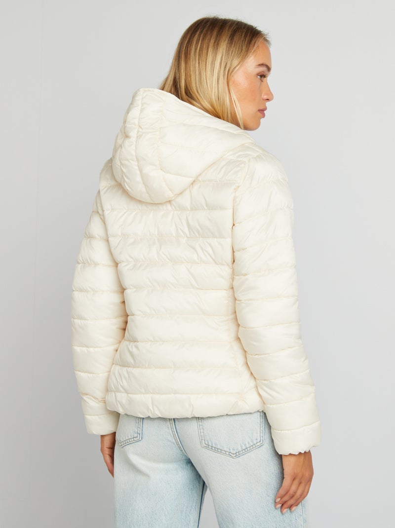 Blusão leve acolchoado BRANCO - Kiabi