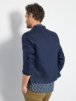 Blusão leve em linho e algodão - Kiabi