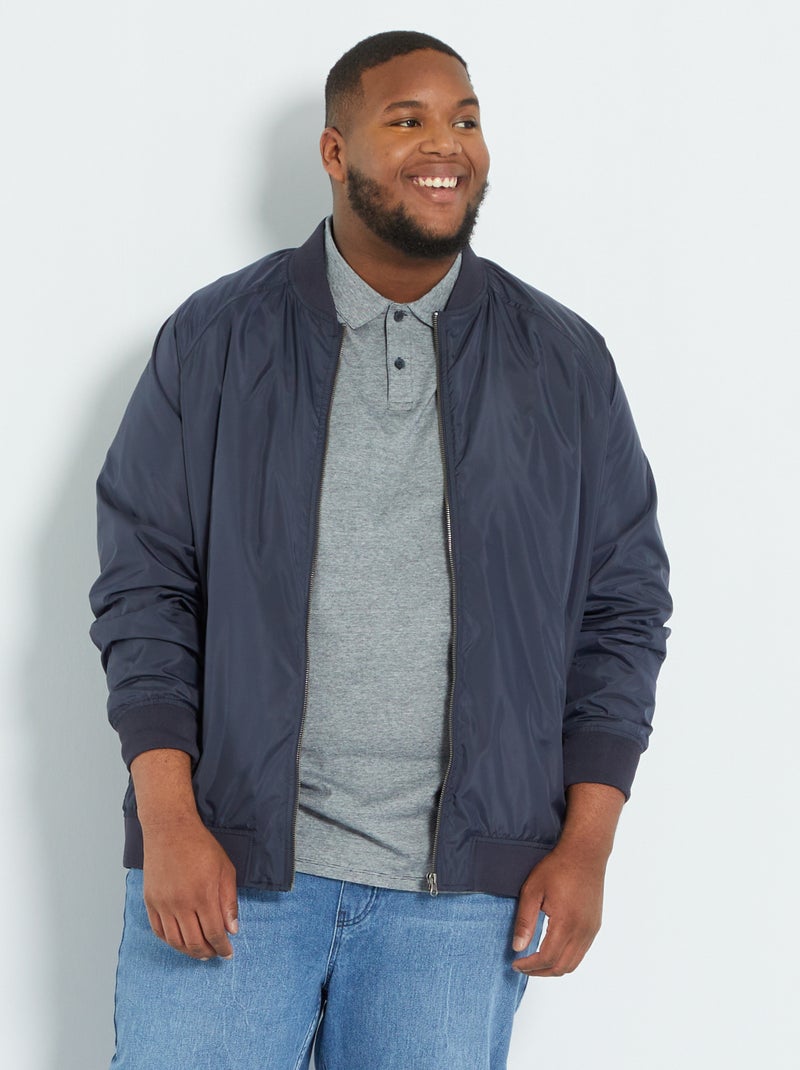 Blusão leve tipo bomber AZUL - Kiabi