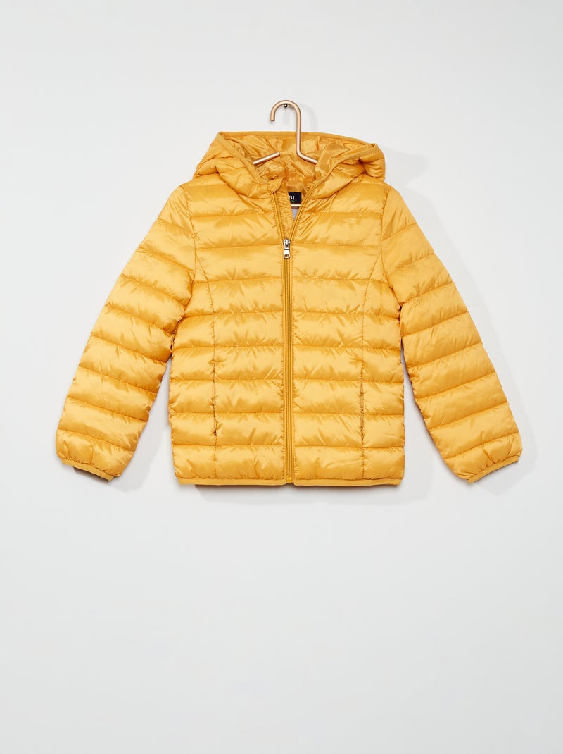 Blusão liso acolchoado AMARELO - Kiabi