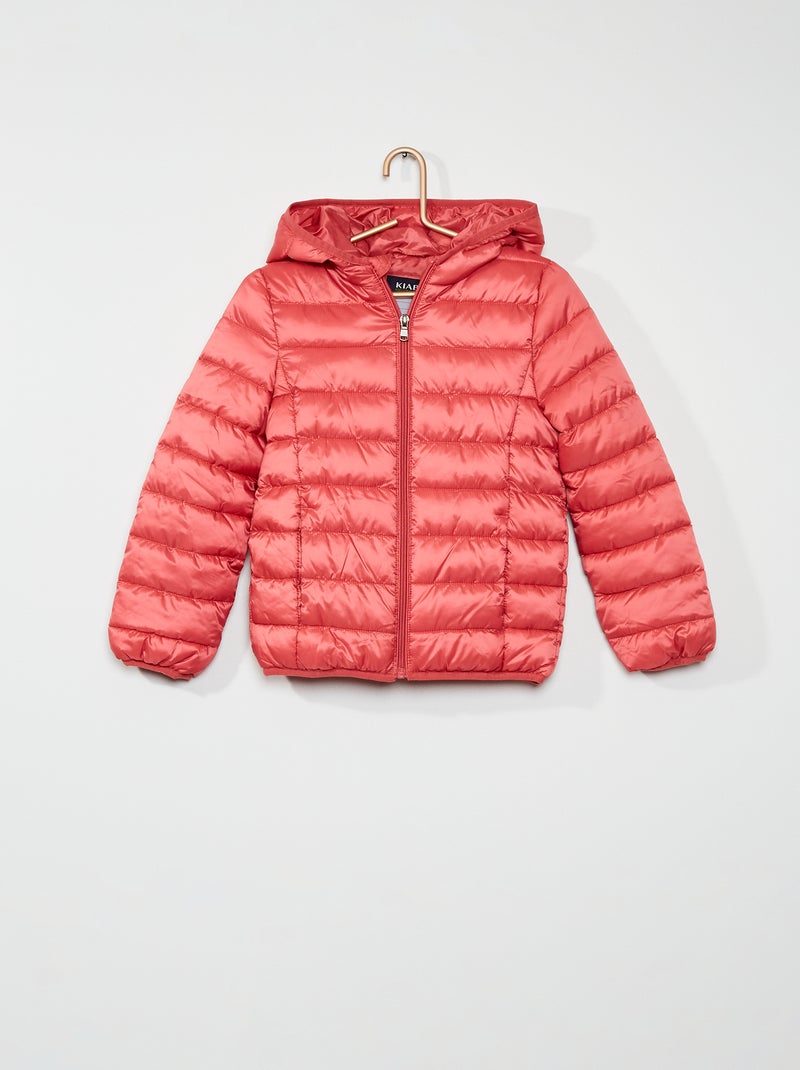 Blusão liso acolchoado FUCSIA - Kiabi