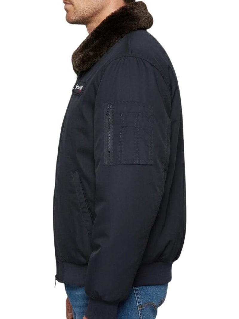 Blusão Masculino Schott AIRTOP Azul-Marinho Azul-marinho - Kiabi