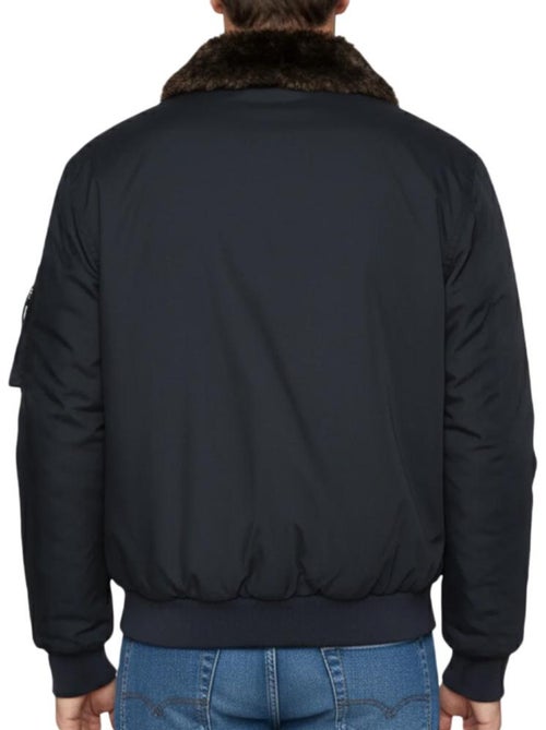 Blusão masculino schott airtop azul-marinho - Kiabi Blusão masculino schott airtop azul-marinho - Kiabi