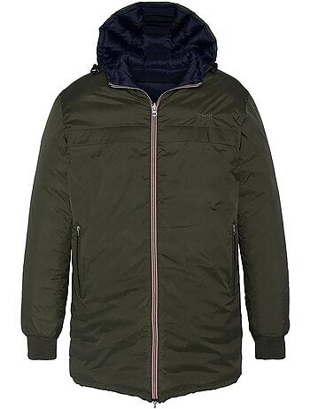 Blusão Masculino Schott River Kaki/Azul-Marinho