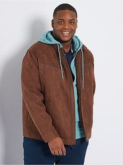 Blusão motard em camurça sintética - Kiabi