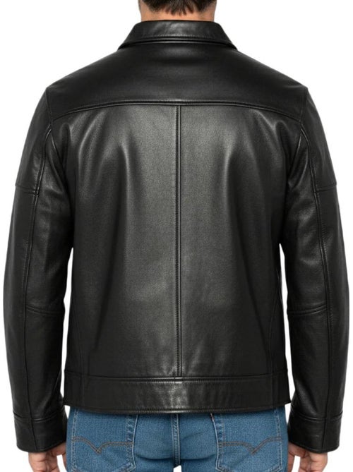 Blusão preto de homem schott lcadam - Kiabi Blusão preto de homem schott lcadam - Kiabi