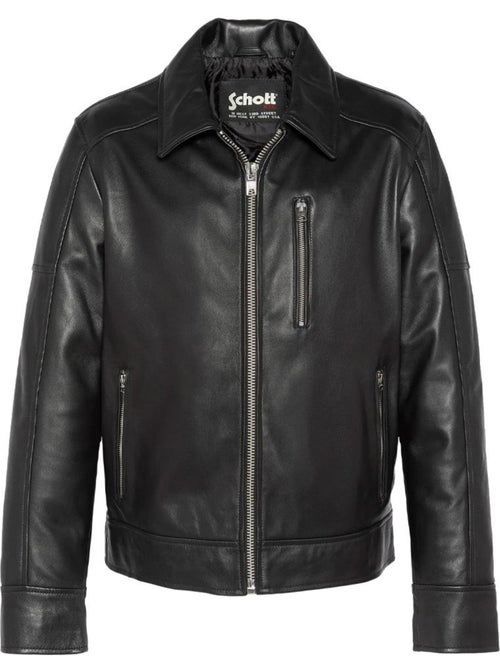 Blusão preto de homem schott lcadam - Kiabi Blusão preto de homem schott lcadam - Kiabi