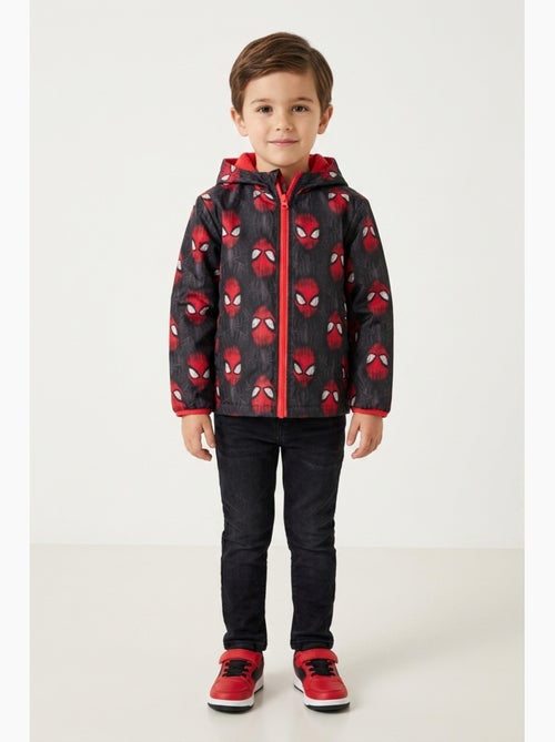 Blusão preto menino spiderman - licença oficial - Kiabi
