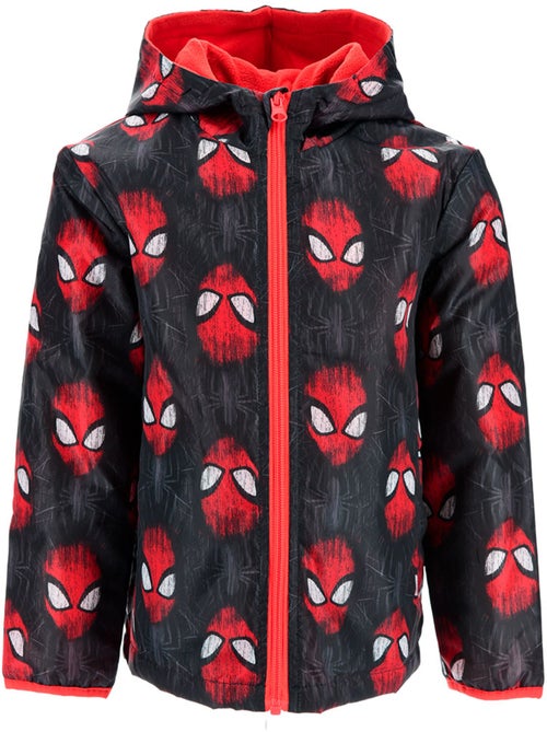 Blusão preto menino spiderman - licença oficial - Kiabi