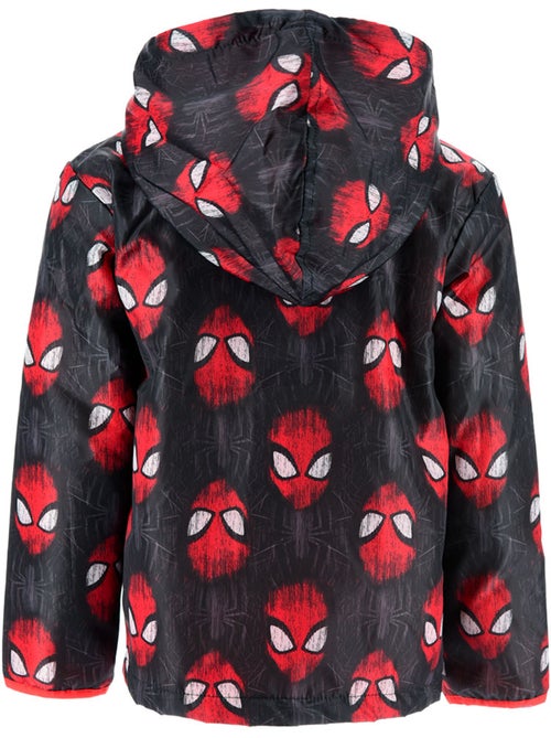 Blusão preto menino spiderman - licença oficial - Kiabi
