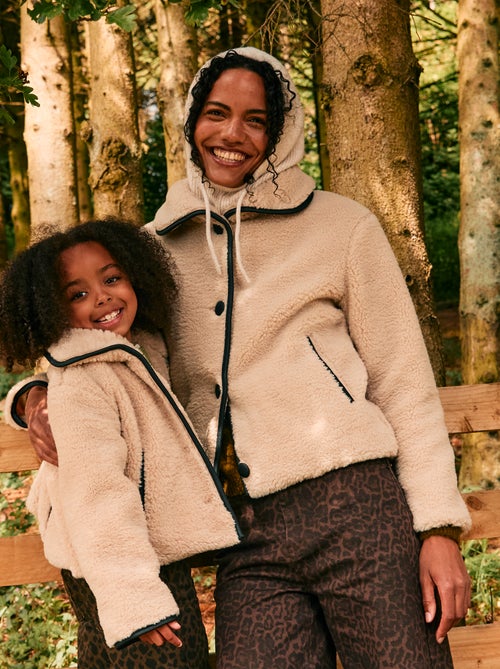 Blusão quente com efeito de pele de carneiro - Kiabi