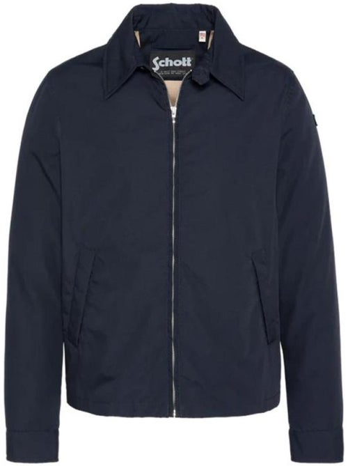 Blusão schott evano azul-marinho para homem - Kiabi Blusão schott evano azul-marinho para homem - Kiabi