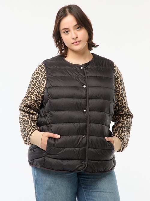 Blusão sem mangas com molas de pressão - Kiabi