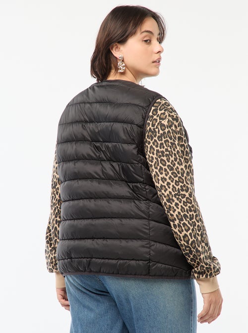 Blusão sem mangas com molas de pressão - Kiabi