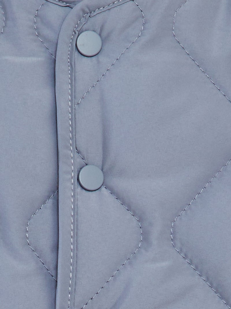 Blusão sem mangas forrado AZUL - Kiabi