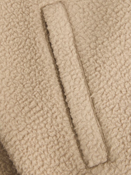 Blusão sem mangas 'JJrebel' com efeito borrego contrastante - Kiabi