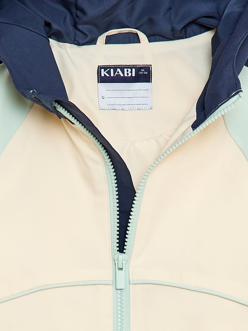Blusão sportswear com capuz Branco - Kiabi