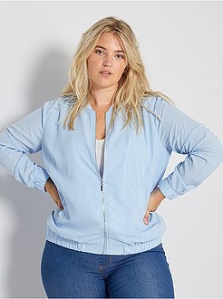 Blusão tipo bomber fluido - Kiabi