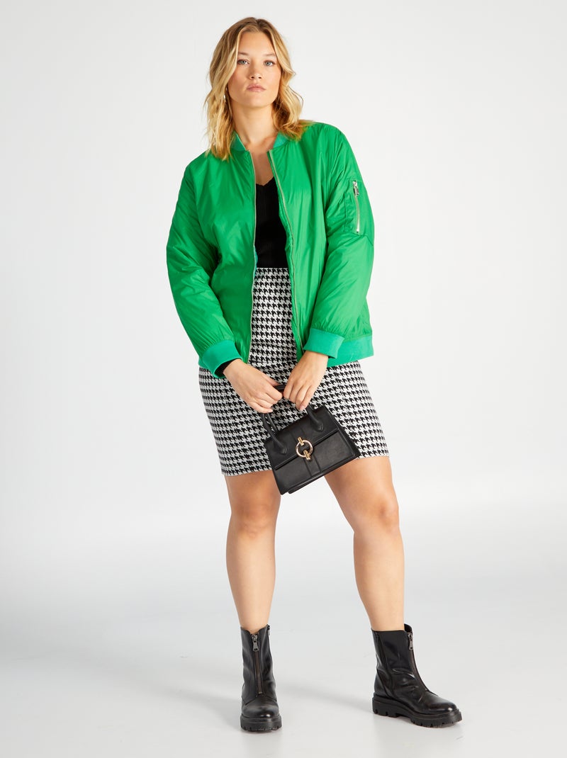 Blusão tipo bomber 'Only Carmakoma' VERDE - Kiabi