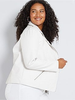 Blusão tipo motard - Kiabi