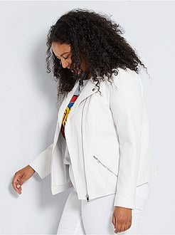 Blusão tipo motard - Kiabi