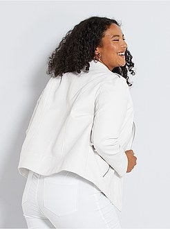 Blusão tipo motard - Kiabi