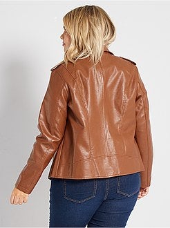 Blusão tipo motard - Kiabi