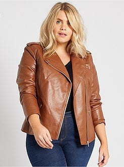 Blusão tipo motard - Kiabi