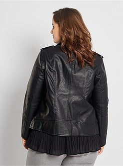 Blusão tipo motard - Kiabi