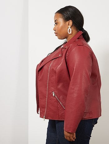 Blusão tipo motard - Kiabi