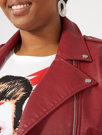 Blusão tipo motard - Kiabi