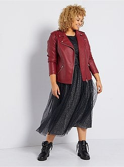 Blusão tipo motard - Kiabi