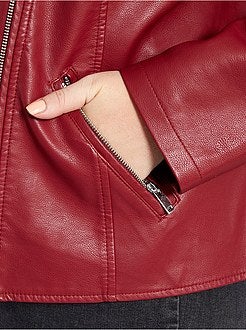 Blusão tipo motard - Kiabi