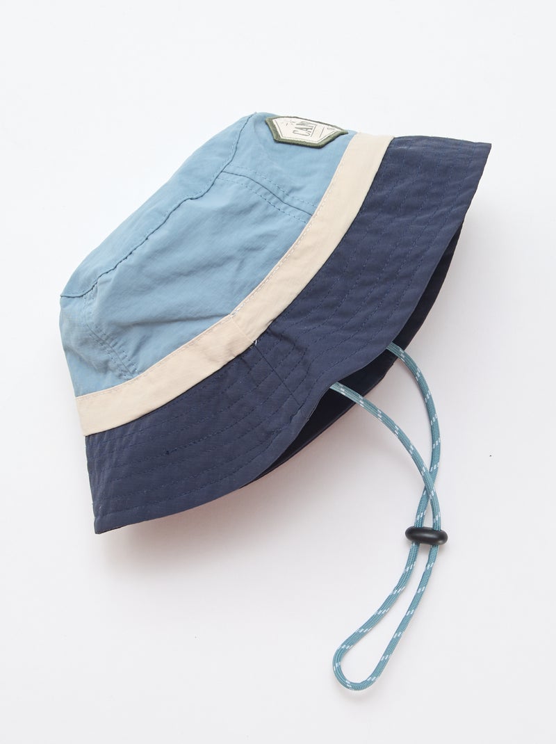 Bob bicolor estilo campista Azul - Kiabi