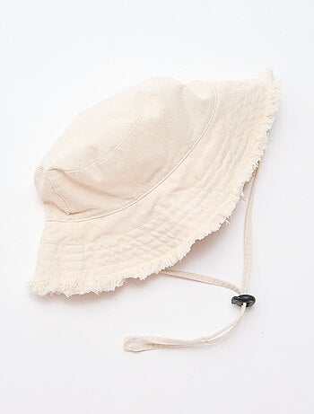 Bob com franjas e cordão ajustável