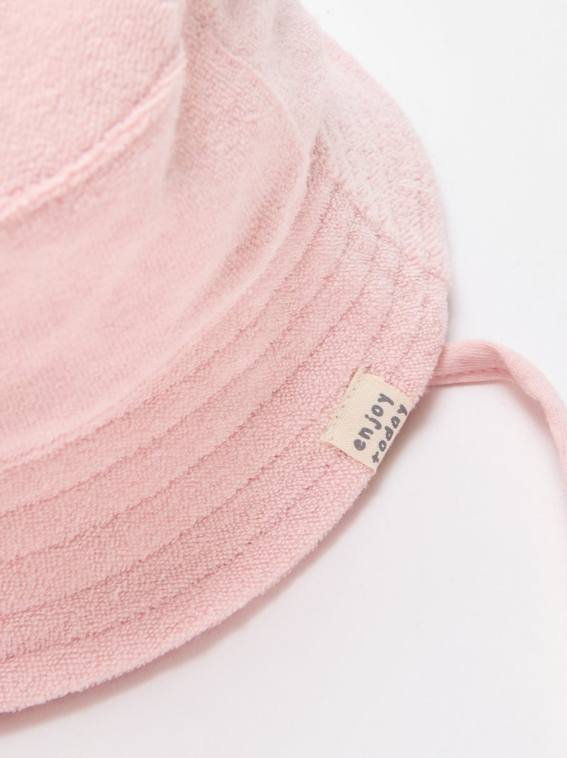 Bob em felpo liso Rosa - Kiabi