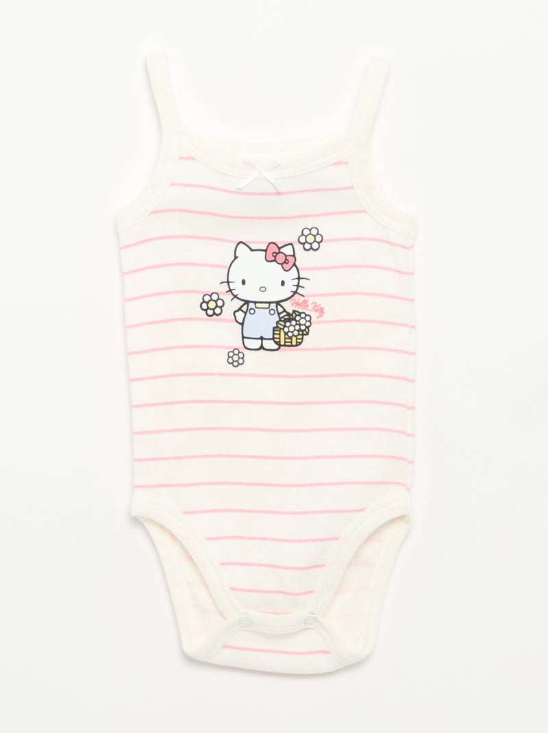Bodies de algodão \'Hello Kitty\' Rosa - Kiabi